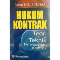 Image of HUKUM KONTRAK: Teori Dan Teknik Penyusunan Kontrak