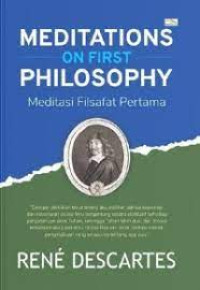 Image of Meditations On First Philosophy: meditasi filsafat pertama